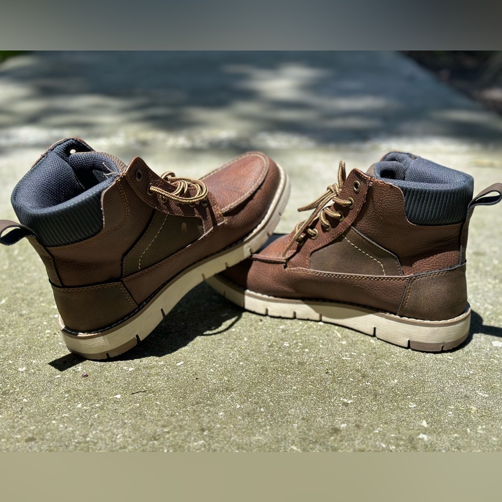 Big Boys Brown Casual Boots